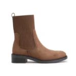 Bottines à tige côtelée femme LADY T36–T41 - camel - 41