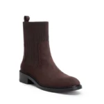 Bottines à tige côtelée femme LADY T36–T41 - marron - 41