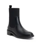 Bottines à tige côtelée femme LADY T36–T41 - noir - 41