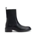 Bottines à tige côtelée femme LADY T36–T41 - noir - 41