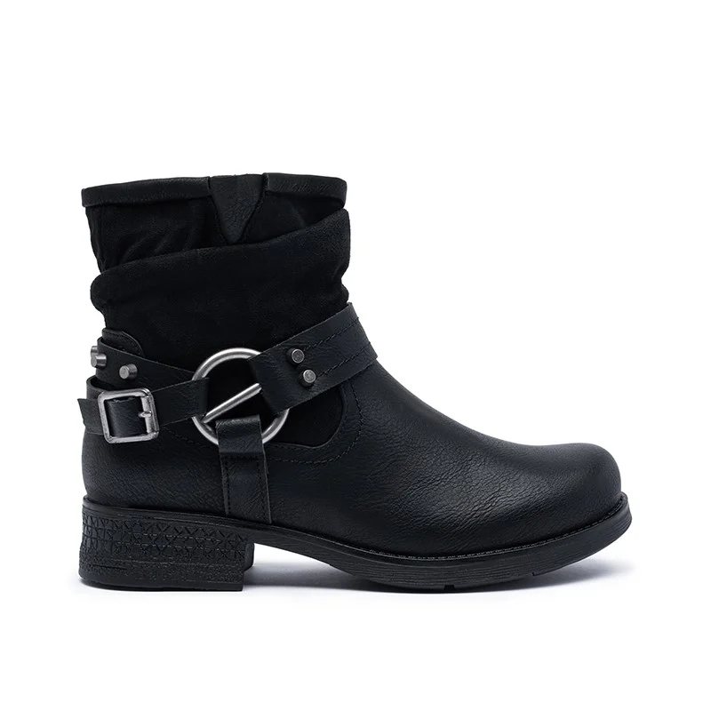 Bottines motardes à brides femme LADY T36–T41 - noir - 41