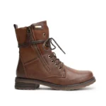 Bottines à lacets et zip femme LADY T36–T41 - camel - 41