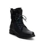 Bottines à lacets et zip femme LADY T36–T41 - noir - 41