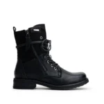 Bottines à lacets et zip femme LADY T36–T41 - noir - 41
