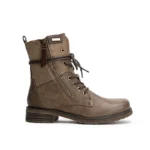 Bottines à lacets et zip femme LADY T36–T41 - taupe - 41