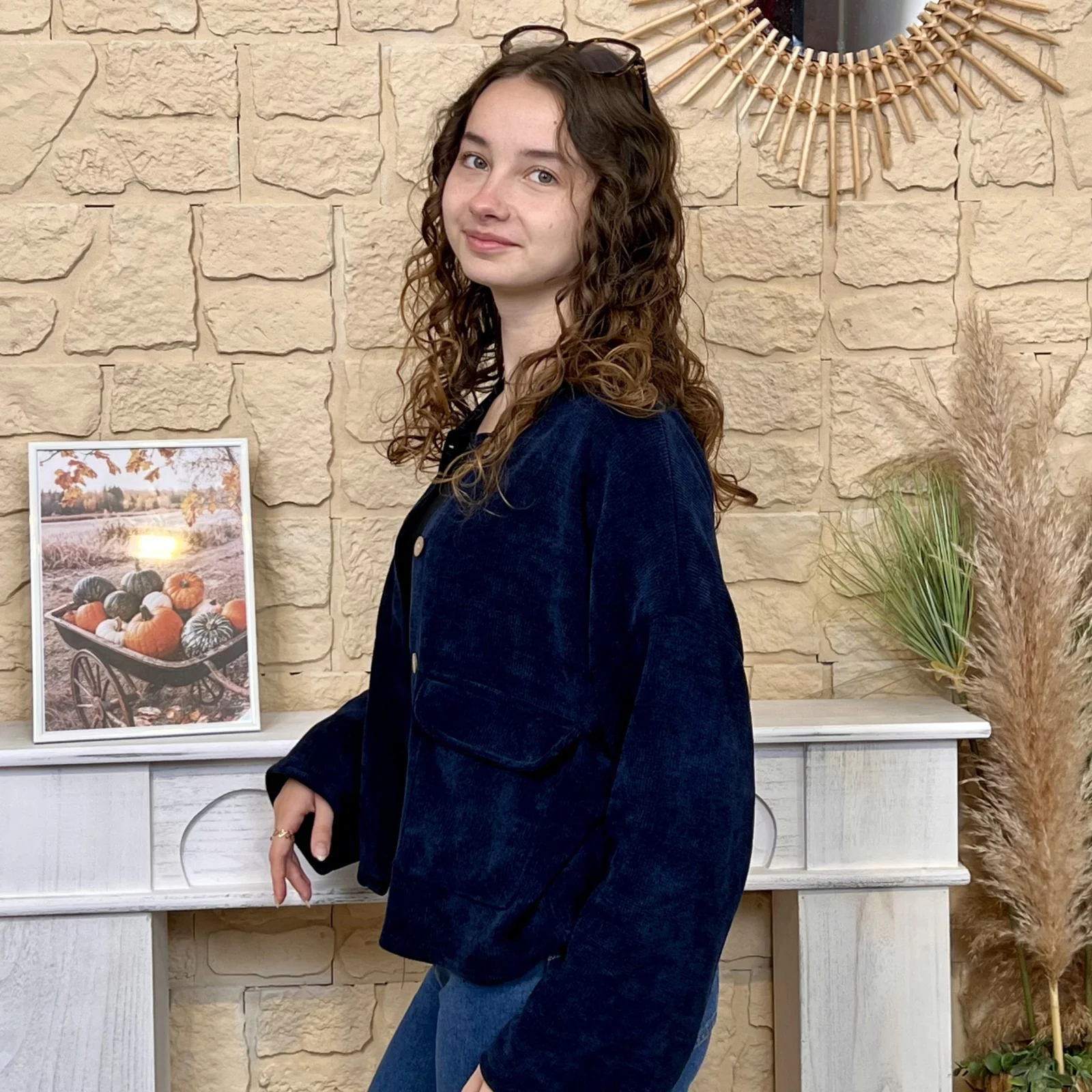 Veste courte velours côtelé femme Veste courte velours côtelé femme