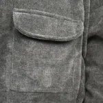 Veste courte velours côtelé femme - marine - taille-unique