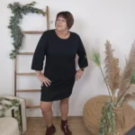 U720- La petite robe Noire (T36-T44) - noir - 46