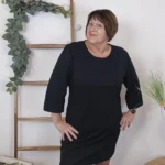 U720- La petite robe Noire (T36-T44) - noir - 46