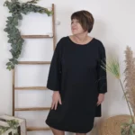 U720- La petite robe Noire (T36-T44) - noir - 46