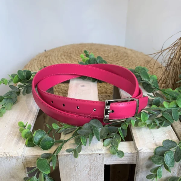 V699- Ceinture sécable 2.2cm - fuchsia - taille-unique