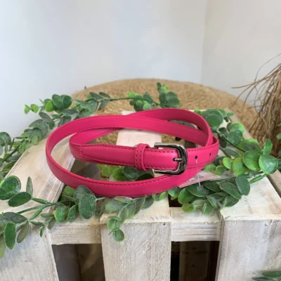 V696- Ceinture sécable 1.8cm - fuchsia - taille-unique