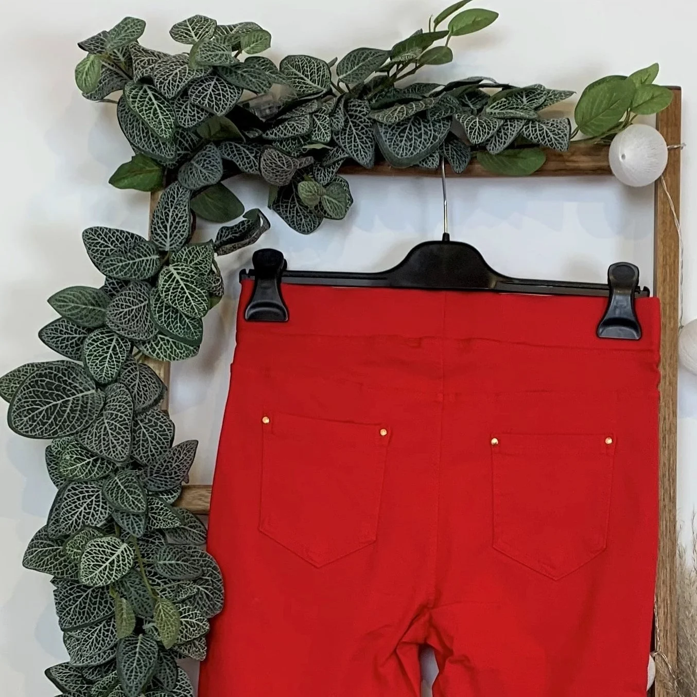 T618- Tregging Court taille haute (T1-T6) - rouge - 52