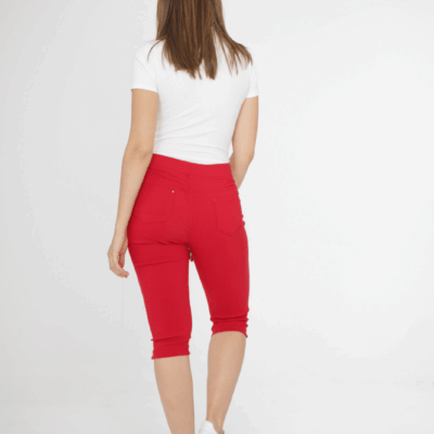 T618- Tregging Court taille haute (T1-T6) - rouge - 52