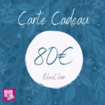 Carte cadeau mode femme BleuClair – 10€ à 100€ - 80e