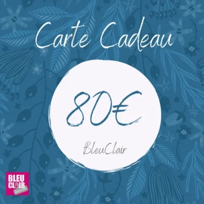 Z996- Carte Cadeau (Sans date limite) - 80e