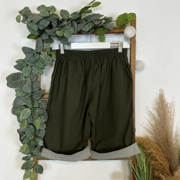 T582- Short JST Biais (T38-T52) - kaki - 56