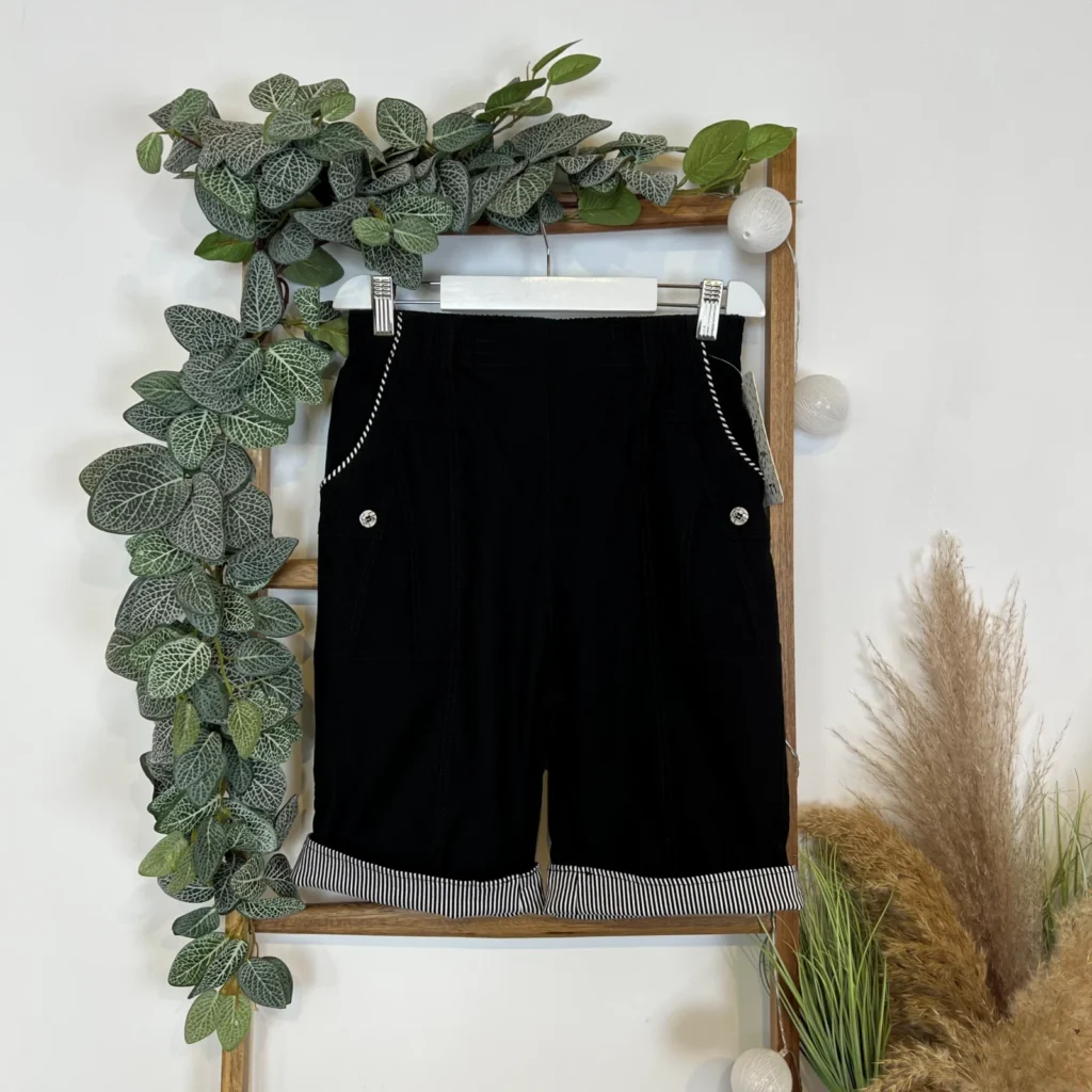 T582- Short JST Biais (T38-T52) - noir - 56