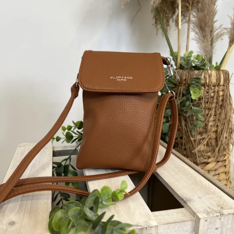 Sac Téléphone Flora and Co - camel - sans-taille