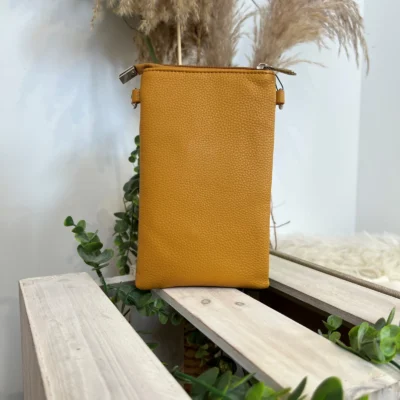 P429- Sac Téléphone Flora.and.Co - moutarde - sans-taille
