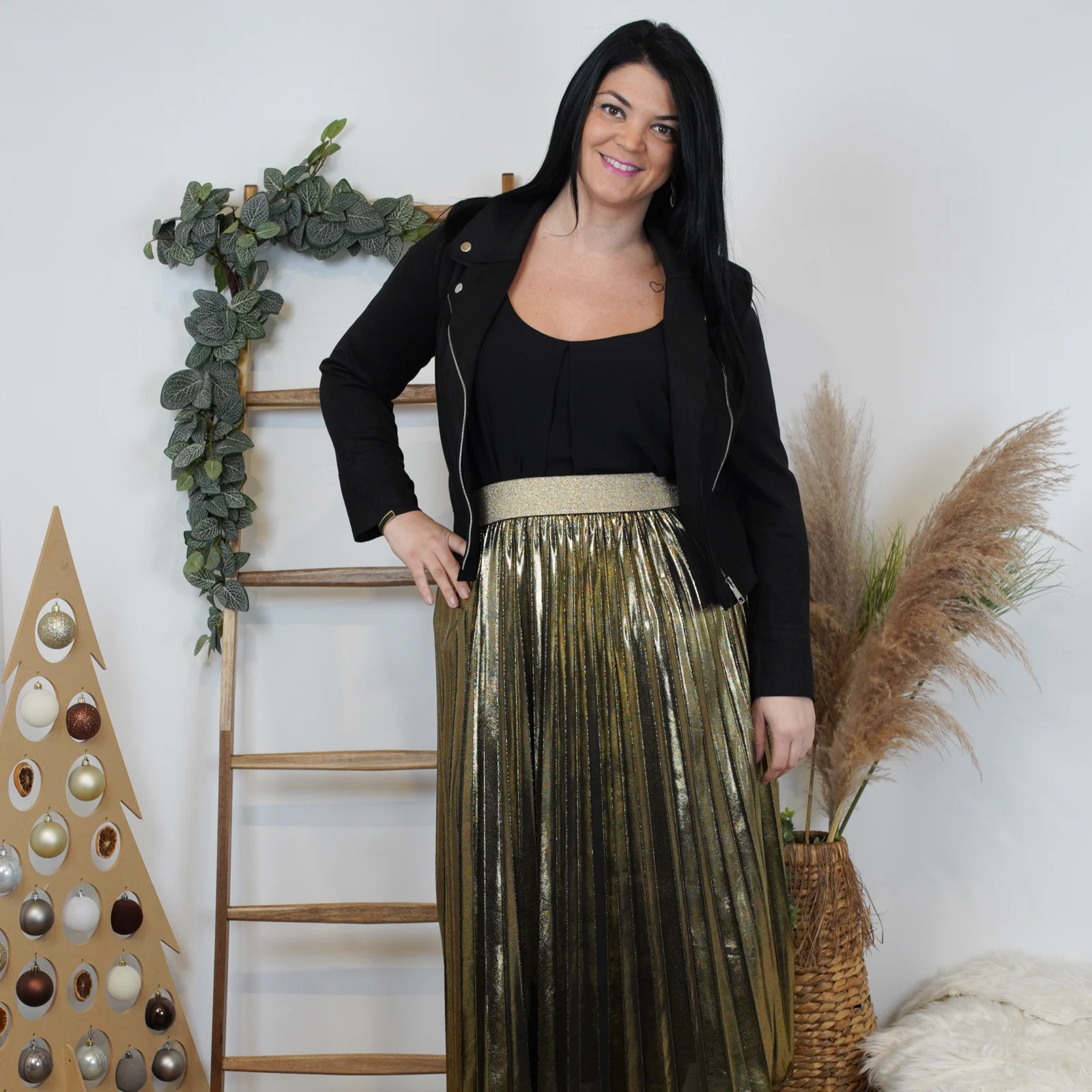 Q656- Jupe Lurex "Jolies Formes" (Gt)