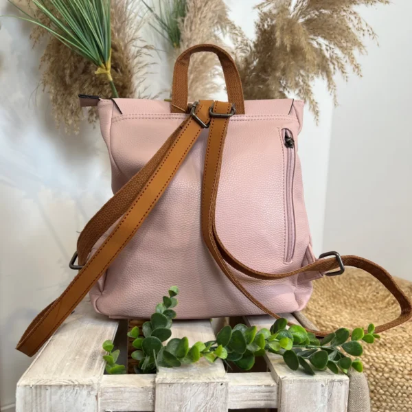P441- Sac à Dos Flora&Co - rose-pale - sans-taille