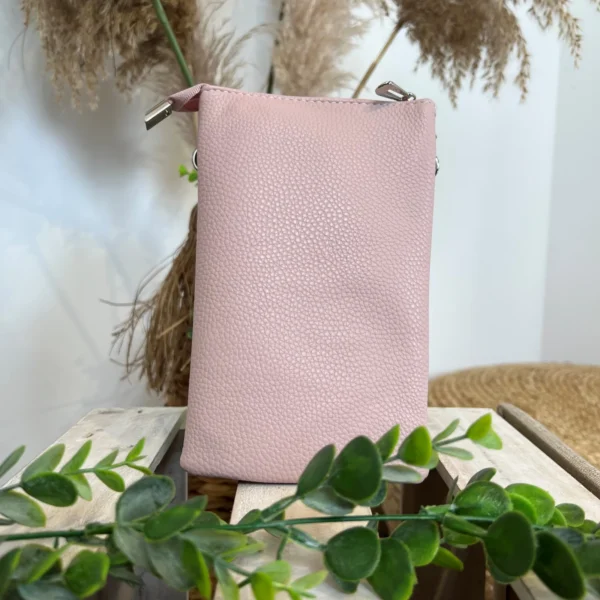 P528- Pochette Téléphone - rose-pale - sans-taille