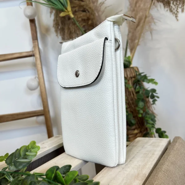 P528- Pochette Téléphone - blanc - sans-taille