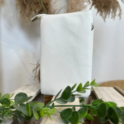 P528- Pochette Téléphone - blanc - sans-taille