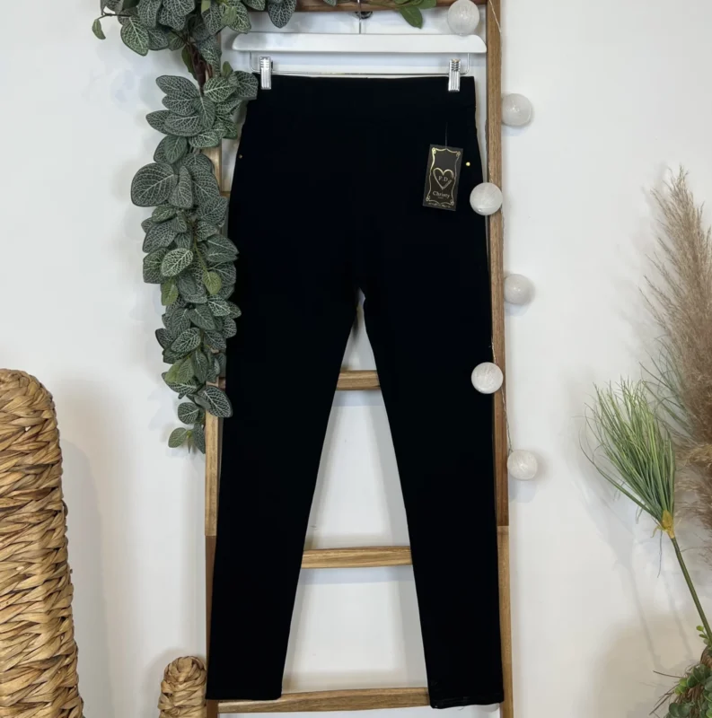Pantalon tregging femme CHRISTY T42-T52 - noir - 52