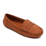 Mocassins femme effet suédine MOOW T36-T41 - camel - 41
