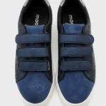 Tennis à scratchs femme imprimé reptile MOOW T36-T41 - marine - 41