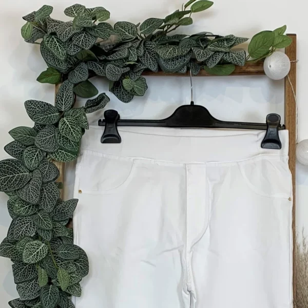 R281- Pantacourt Christy (T42-T52) - blanc - 52