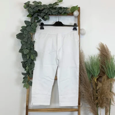 R281- Pantacourt Christy (T42-T52) - blanc - 52