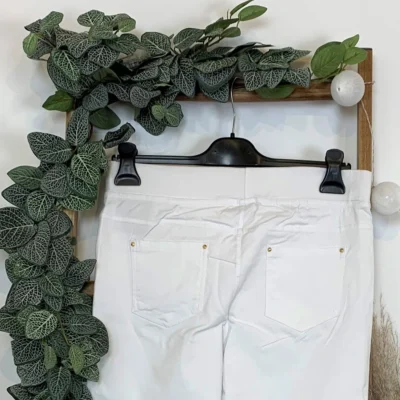 R281- Pantacourt Christy (T42-T52) - blanc - 52