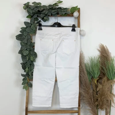 R281- Pantacourt Christy (T42-T52) - blanc - 52