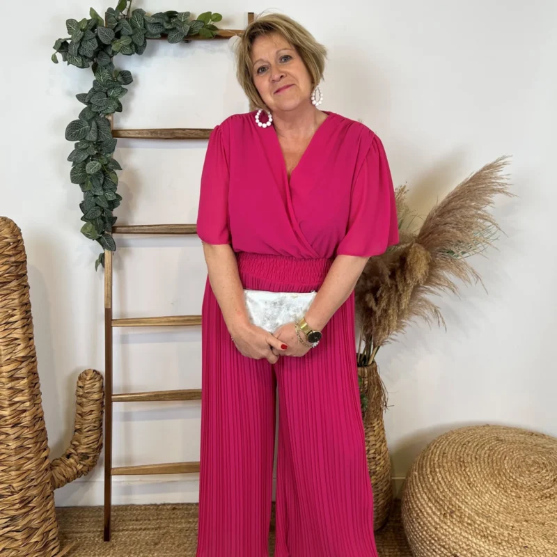 Z330- Combinaison C'Mélodie 🇮🇹 - fuchsia - taille-unique-grande-taille