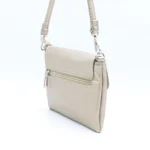 Pochette bandoulière femme Flora & Co effet cuir grainé - dore - sans-taille
