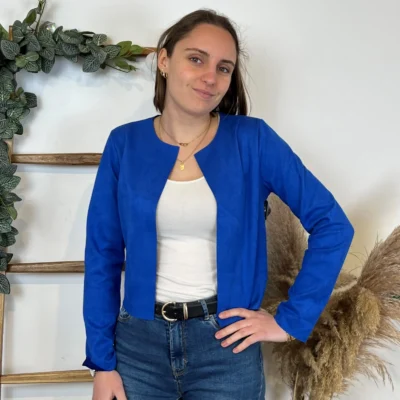 M440- Veste courte (Tu) 🇮🇹 - bleu-royal - 44