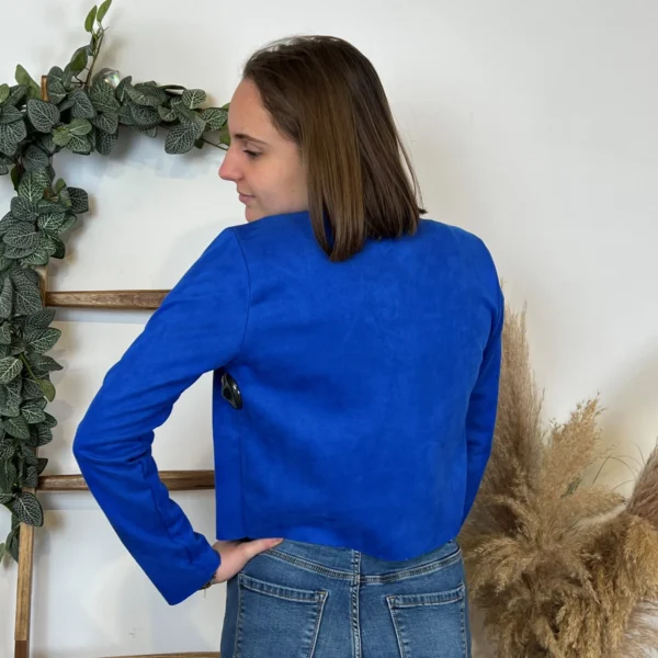 M440- Veste courte (Tu) 🇮🇹 - bleu-royal - 44