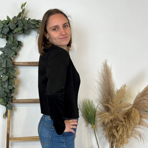 M440- Veste courte (Tu) 🇮🇹 - noir - 44