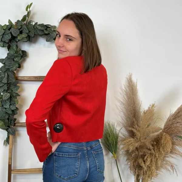 M440- Veste courte (Tu) 🇮🇹 - rouge - 44