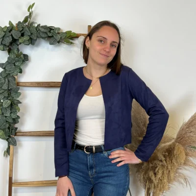 M440- Veste courte (Tu) 🇮🇹 - marine - 44