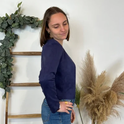 M440- Veste courte (Tu) 🇮🇹 - marine - 44