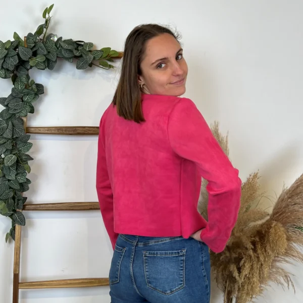 M440- Veste courte (Tu) 🇮🇹 - fuchsia - 44