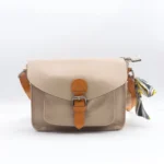 Sac cartable vintage - Flora & Co - beige-taupe - sans-taille