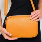 Sac Medium 3 zips femme Flora & Co - moutarde - sans-taille