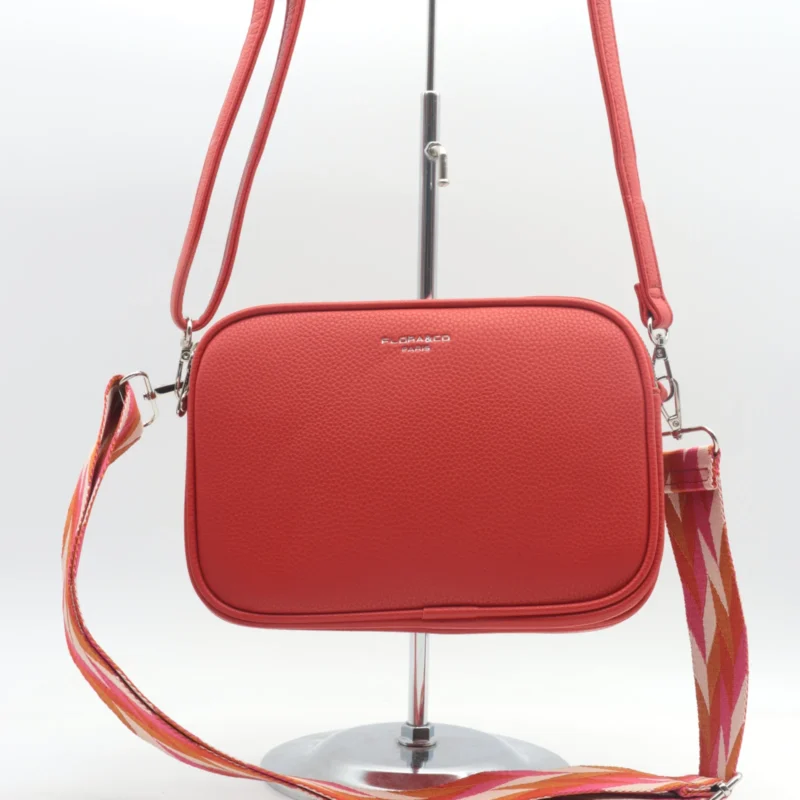 Sac Medium 3 zips - Flora & Co - rouge-fonce - sans-taille