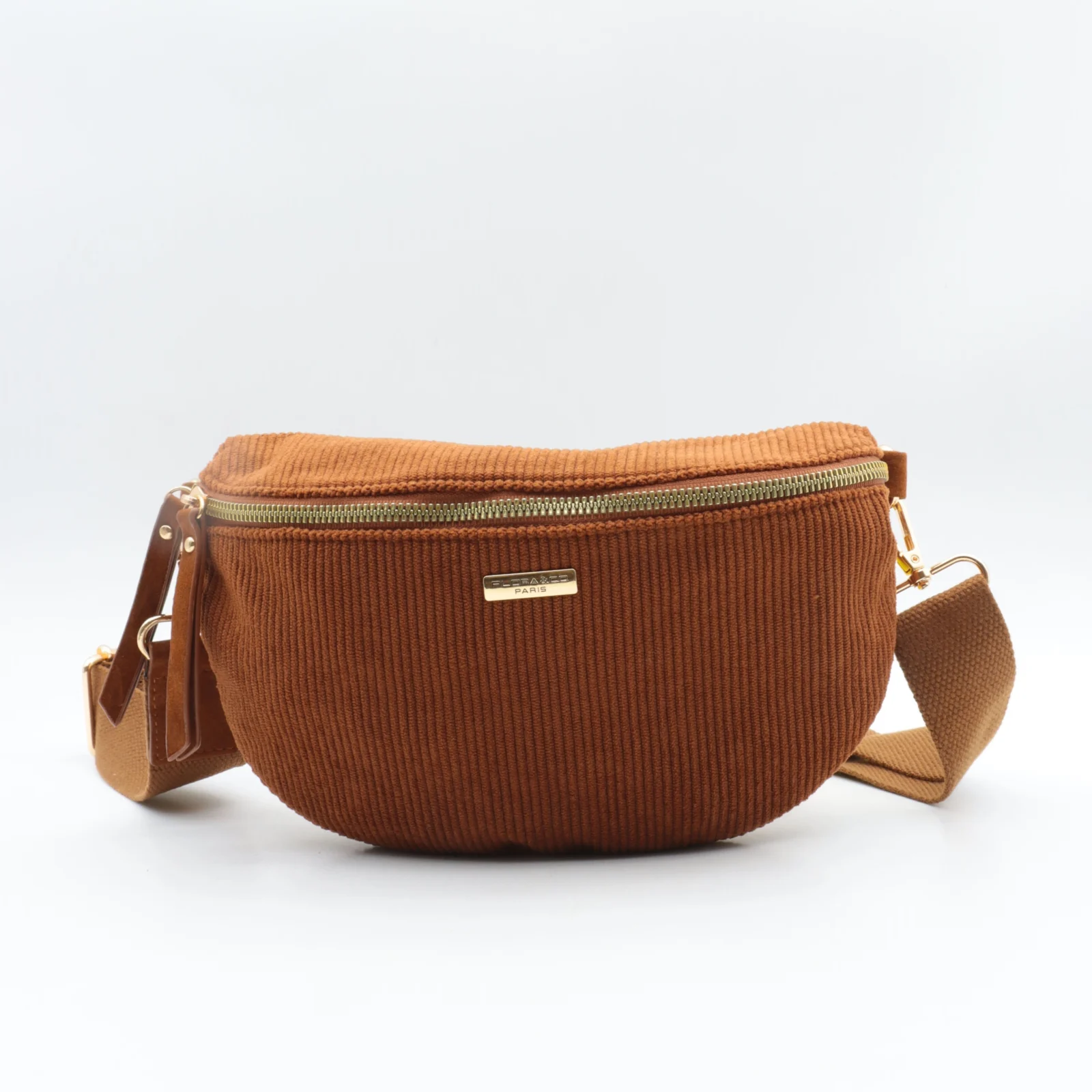Grande banane en velours côtelé Flora & Co - camel - sans-taille