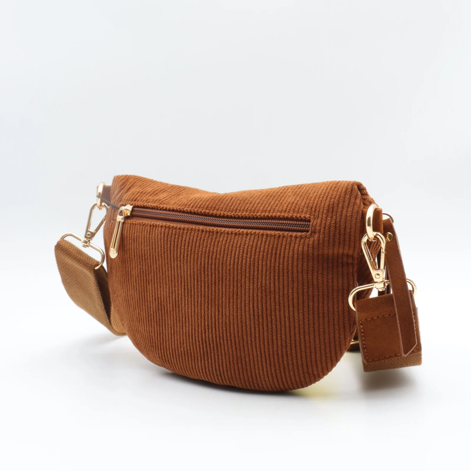 Grande banane en velours côtelé Flora & Co - camel - sans-taille